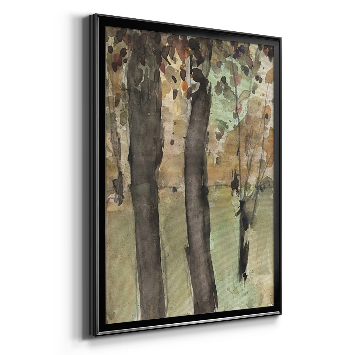 Under the Tree Confetti I - Modern Framed Canvas Print