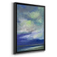 Island Dusk - Modern Framed Canvas Print