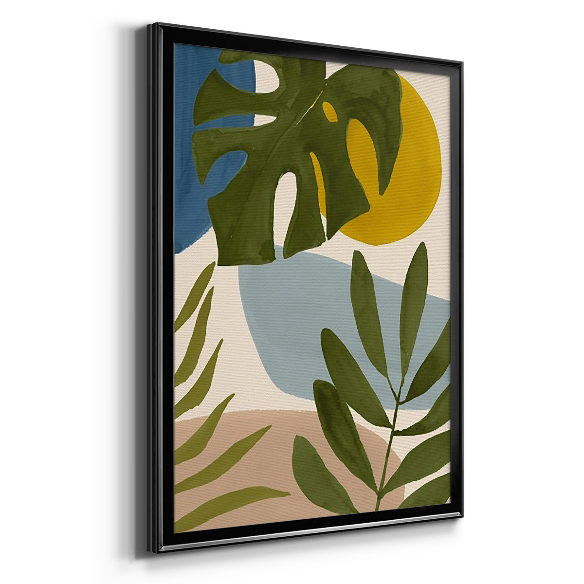 Tropica Tumble I - Modern Framed Canvas Print