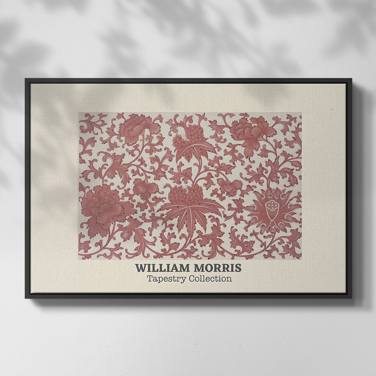 Examples of Chinese Ornament, Pl. XCIII (Morris Inspired), 1867 - Floater Framed Canvas Print