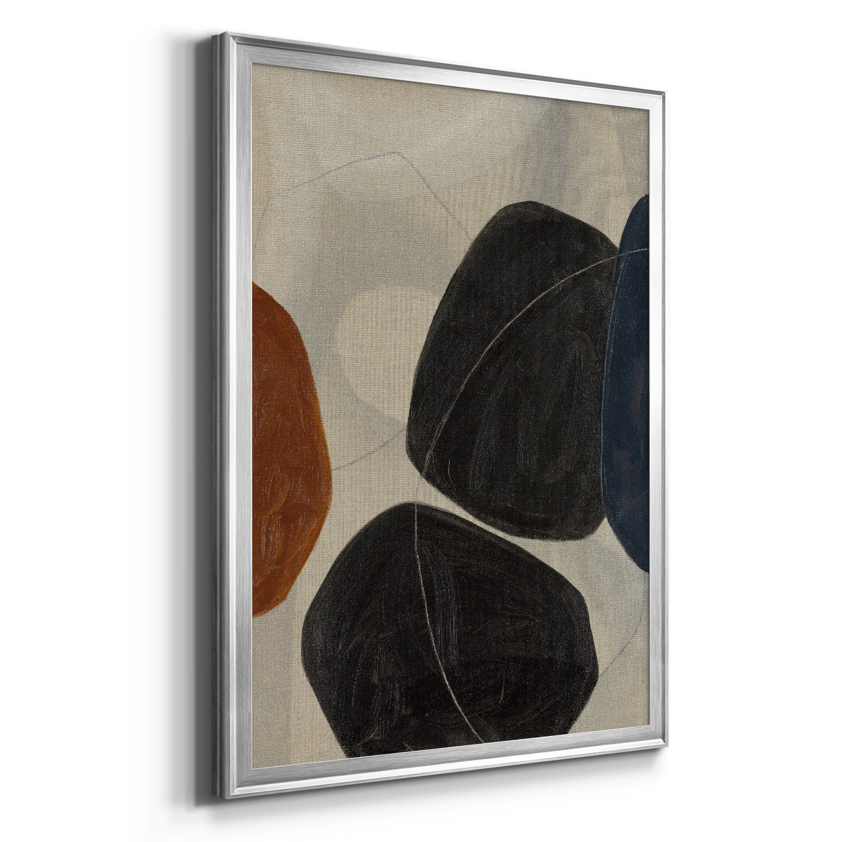 Gravity I - Modern Framed Canvas Print
