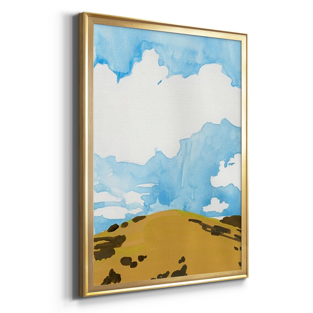 Summer Knoll I - Modern Framed Canvas Print