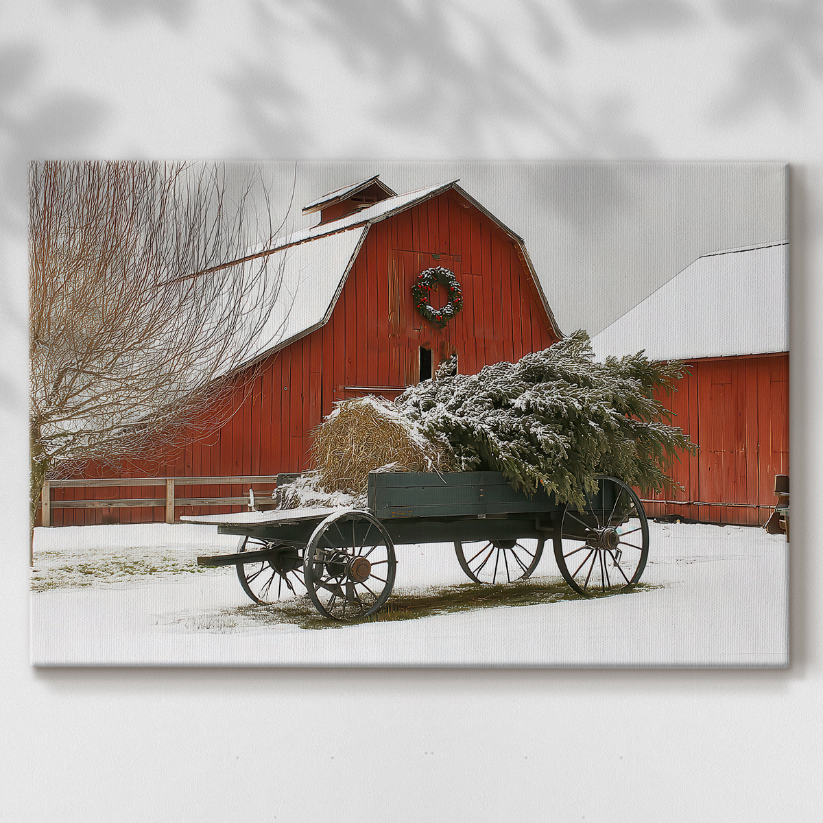 Golden Whisper of Midwinter - Canvas Art Print