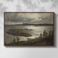 The Fjord at Sandviken (Sandviksfjorden), 1879 - Floater Framed Canvas Print