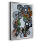 Amelia Island Stones - Modern Framed Canvas Print