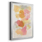 Warm Petals II - Modern Framed Canvas Print