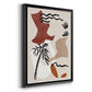 Soft Palms II - Modern Framed Canvas Print