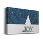 Joy Snowflake - Premium Gallery Wrapped Canvas  - Ready to Hang