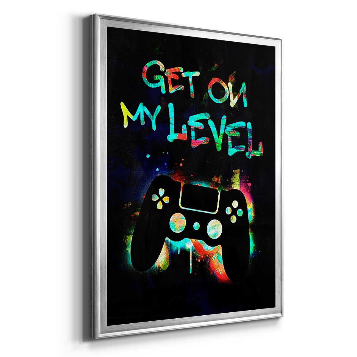 Gamer Tag II - Modern Framed Canvas Print