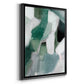 Turquoise Waters II - Modern Framed Canvas Print