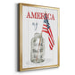 America My Home Sweet Home - Modern Framed Canvas Print