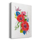 Brilliant Poppies II Premium Gallery Wrapped Canvas - Ready to Hang