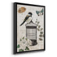 Vintage Menagerie I - Modern Framed Canvas Print