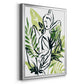 Tropical Sketchbook I - Modern Framed Canvas Print