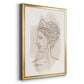 Greek Busts VI - Modern Framed Canvas Print