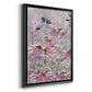 Floral Entertainment II - Modern Framed Canvas Print