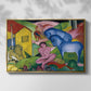The Dream, 1912 - Floater Framed Canvas Print