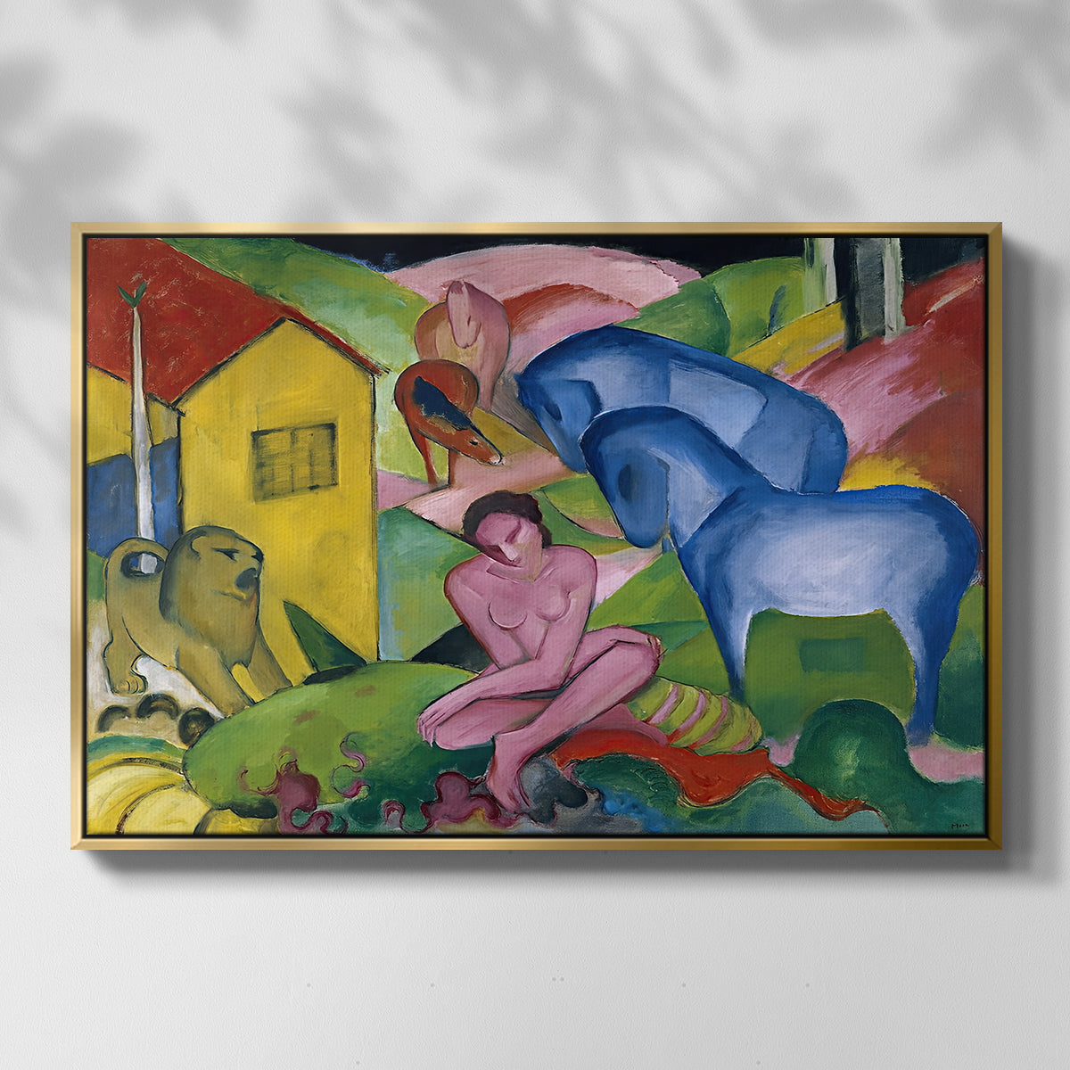 The Dream, 1912 - Floater Framed Canvas Print