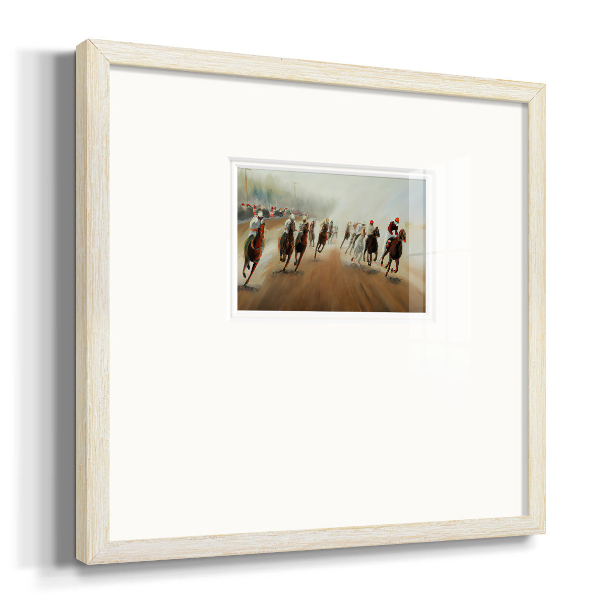 Around the Corner Premium Framed Print Double Matboard