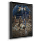 Silent Night - Modern Framed Canvas Print