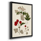 Leaves & Berries III - Modern Framed Canvas Print