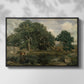 Forest of Fontainebleau, 1846 - Floater Framed Canvas Print