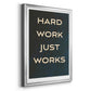 Bro-Inspo I - Modern Framed Canvas Print