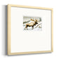 Snow Elk Premium Framed Print Double Matboard