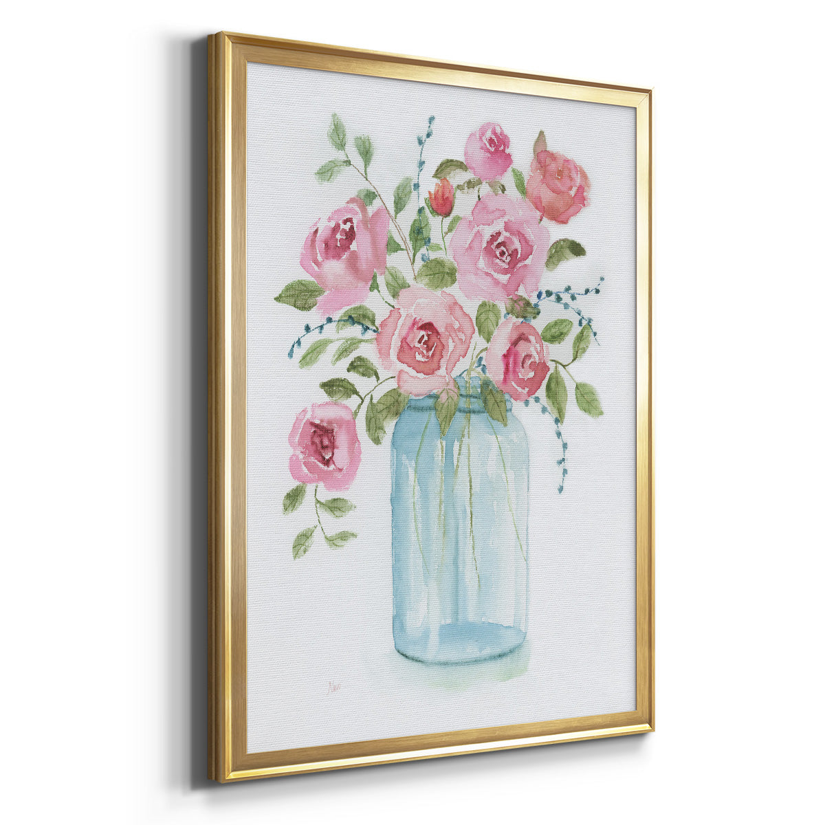Adorable I - Modern Framed Canvas Print