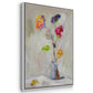 Neoplitan Floral - Framed Premium Gallery Wrapped Canvas L Frame - Ready to Hang