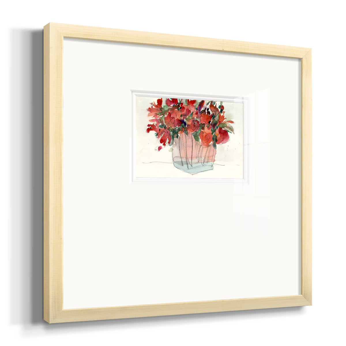 The Small Bunch II Premium Framed Print Double Matboard