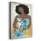 You Go Woman I - Modern Framed Canvas Print