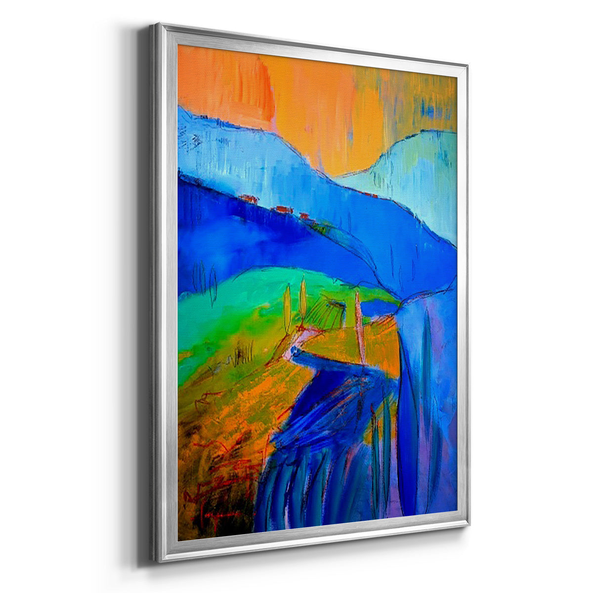 Fertile Dreams I - Modern Framed Canvas Print