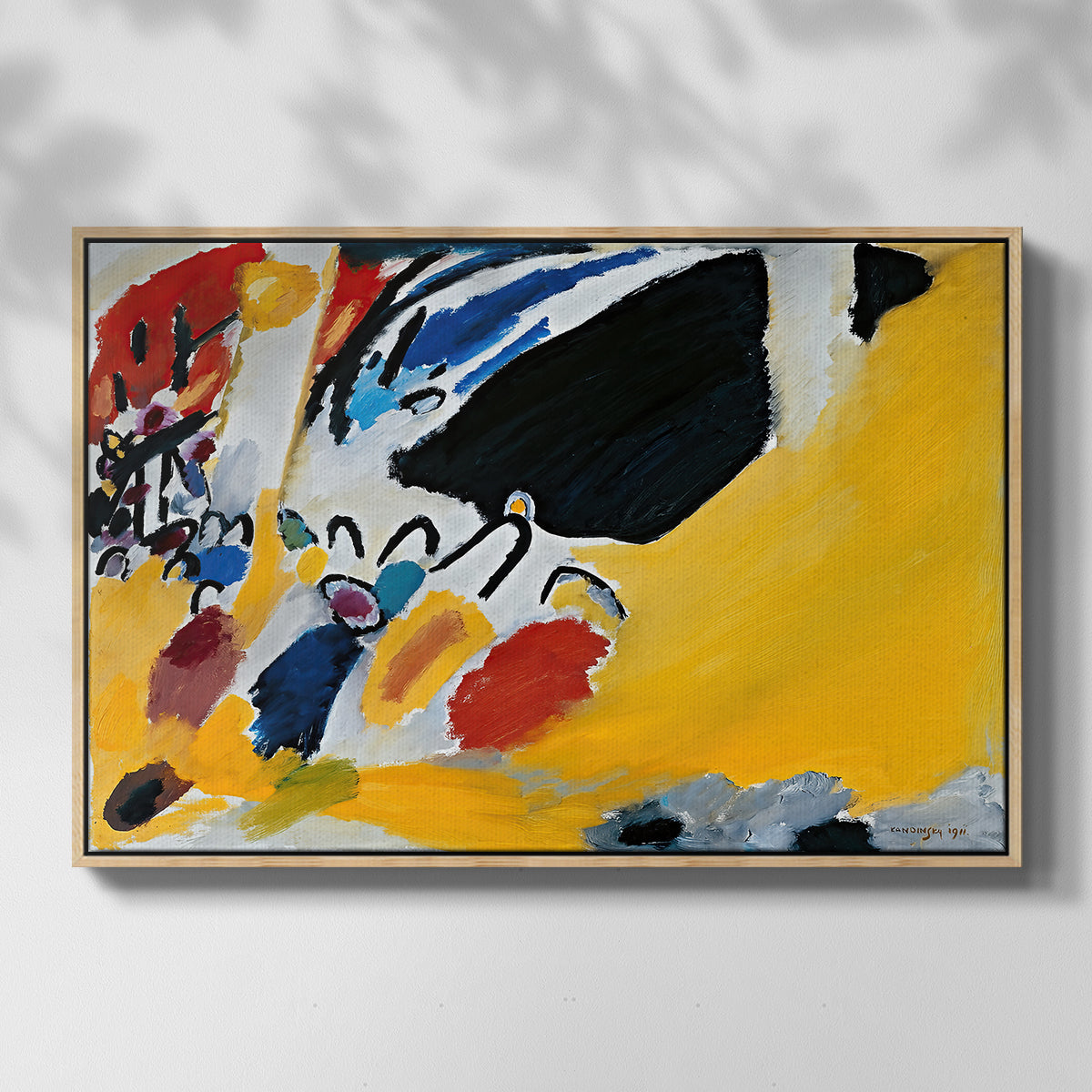 Impression III (Concert), 1911 - Floater Framed Canvas Print