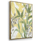 Sea Grass Fresco I - Framed Premium Gallery Wrapped Canvas L Frame 3 Piece Set - Ready to Hang