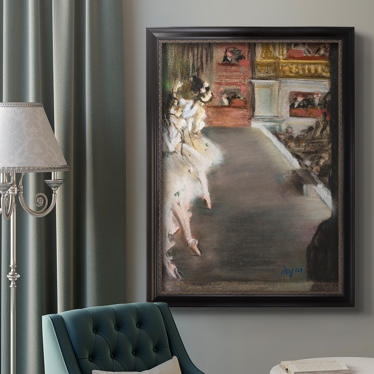 Dancers at the Old Opera House - Ornate Framed Canvas Print