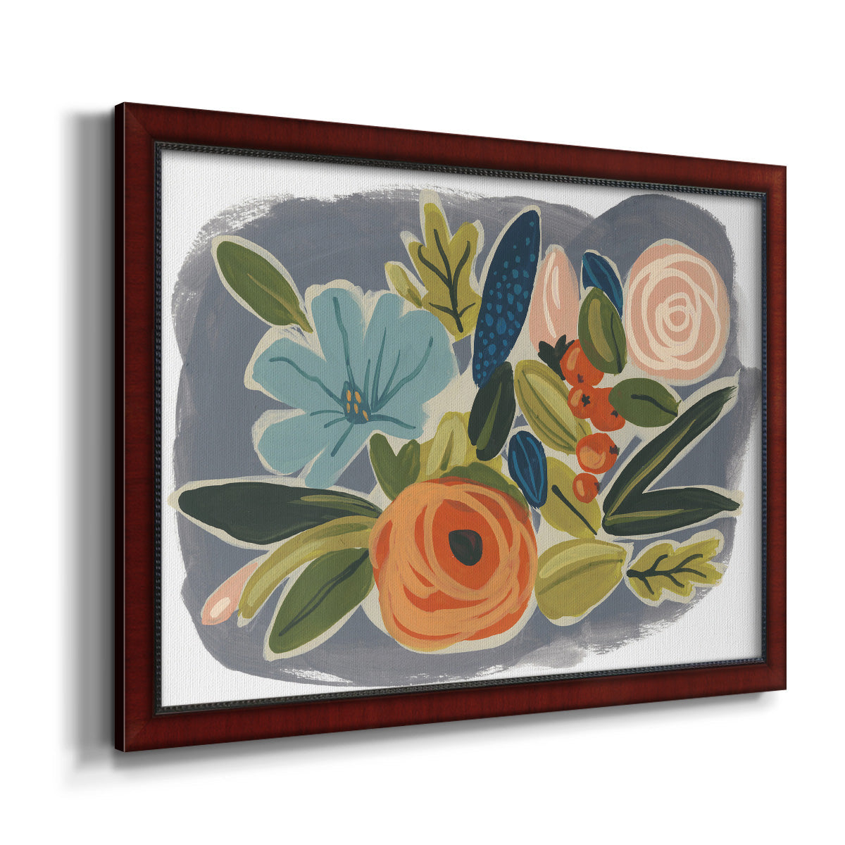 Bright Botany I Premium Framed Canvas- Ready to Hang