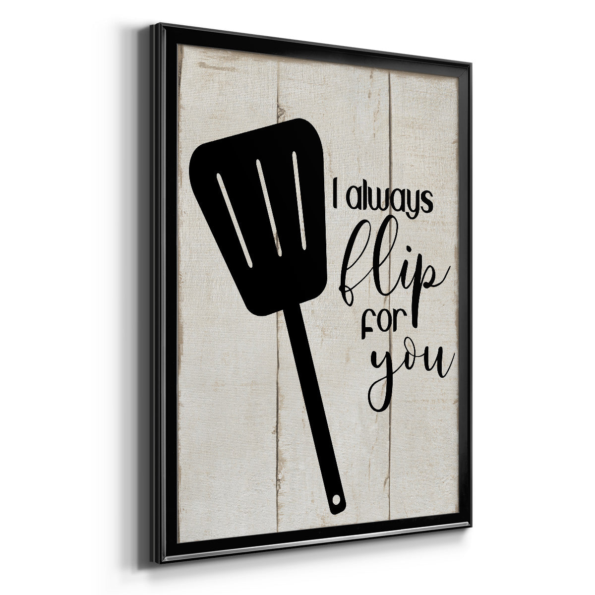 Flip For You - Modern Framed Canvas Print