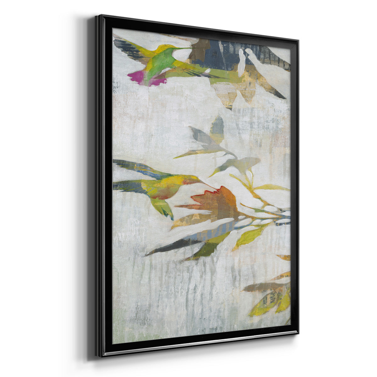 Garden Party V1 - Modern Framed Canvas Print