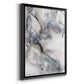 Marble Trance - Modern Framed Canvas Print