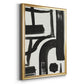 Inkwell Intersect I - Modern Framed Canvas Print