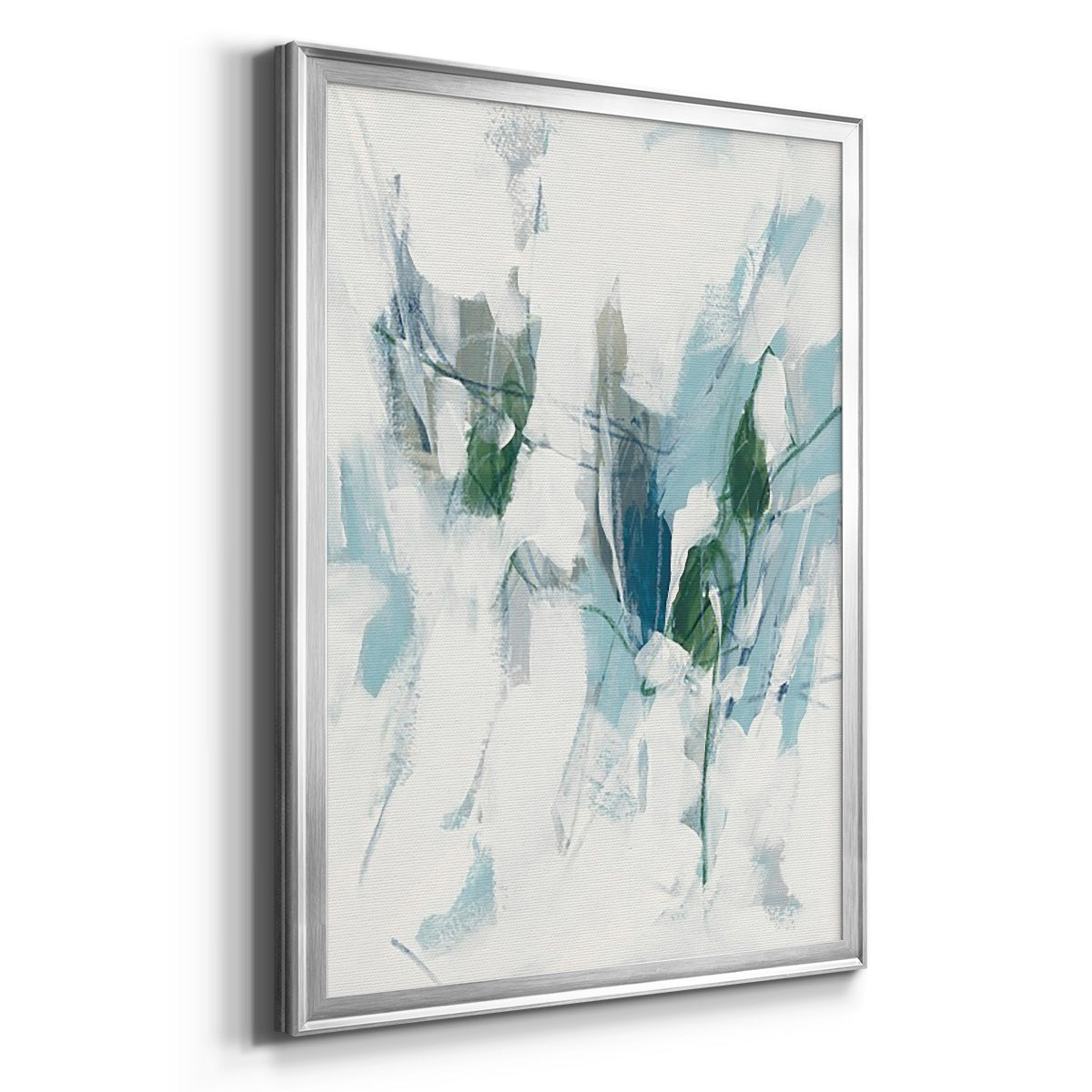 Ice Cavern I - Modern Framed Canvas Print