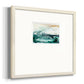 Sea Foam Flow I Premium Framed Print Double Matboard