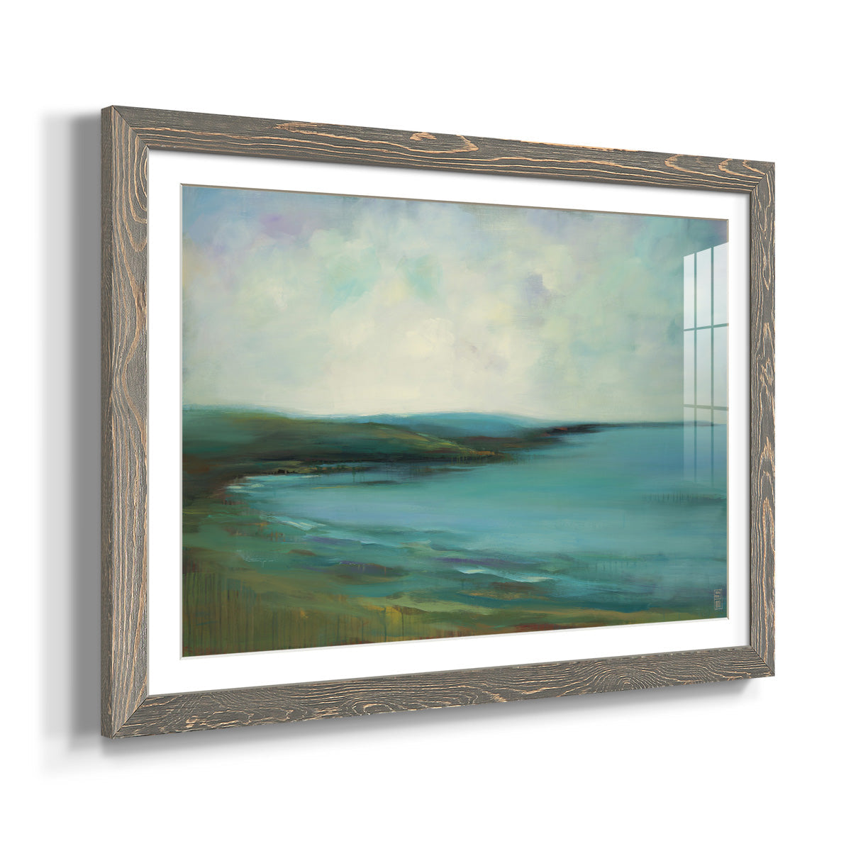 The Sound - Barnwood Framed Art Print