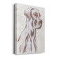 Sitting Dog IV - Canvas Art Print