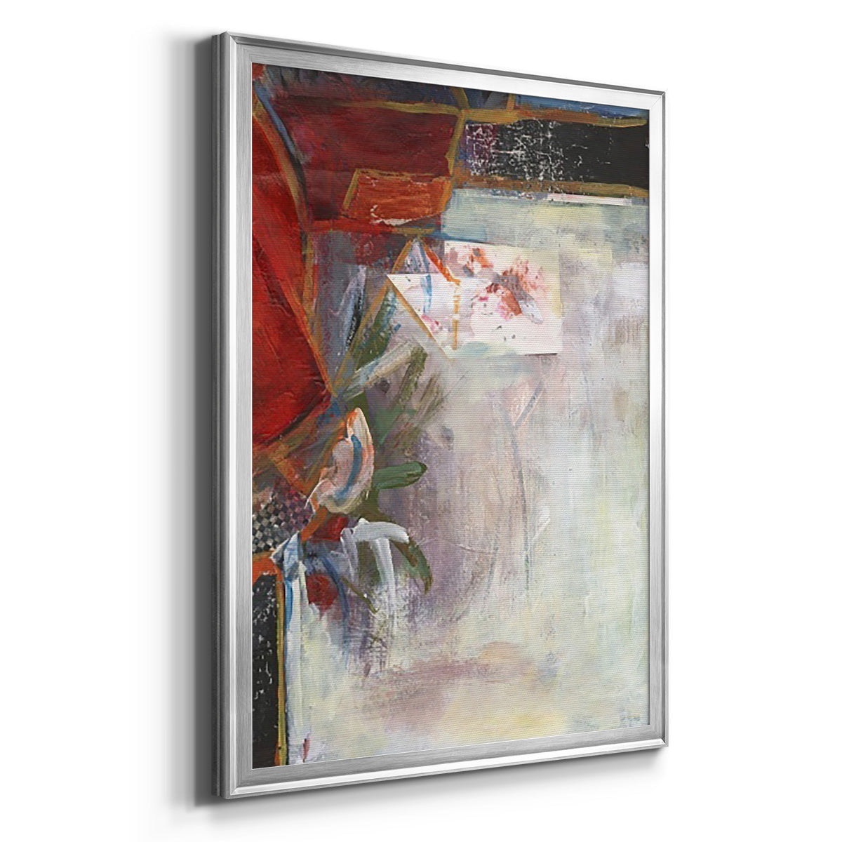 City Life III - Modern Framed Canvas Print