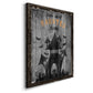 Haunted House - Premium Canvas Framed in Barnwood - Ready to Hang