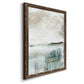 Summer Teal II - Premium Canvas Framed in Barnwood - Ready to Hang