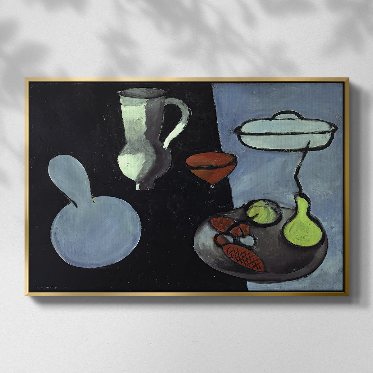 The Gourds (Les coloquintes), 1916 - Floater Framed Canvas Print
