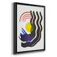 Shifting III - Modern Framed Canvas Print